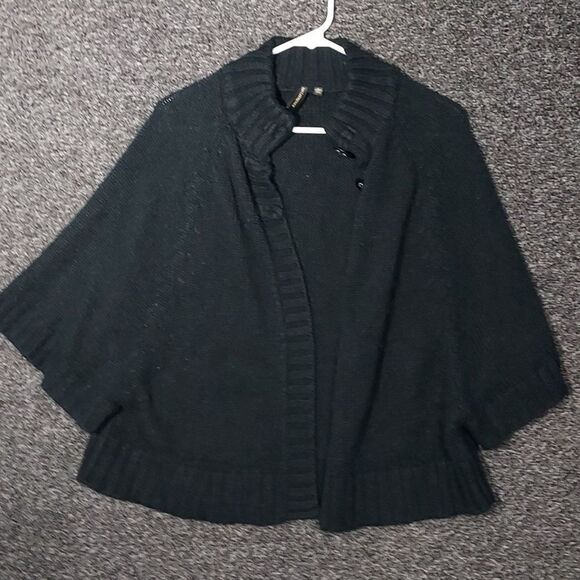 Susan Lawrence Black Large Sweater Cardigan - Picture 2 of 7